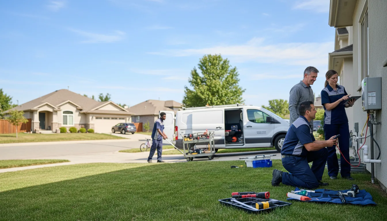 Tankless water heater service in Kellogg, IA